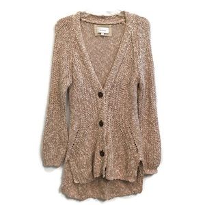 Angel Of The North Knitted Button Cardigan